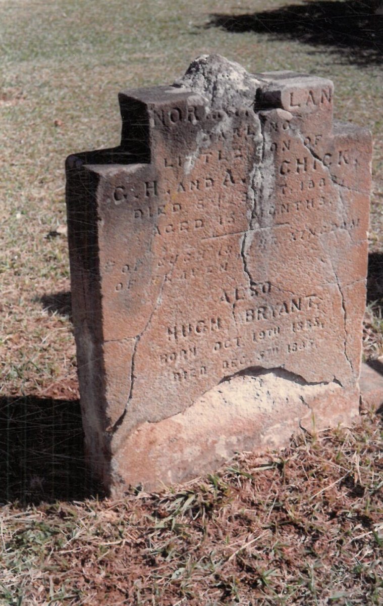 CHICK Norman Allan -1882 :: CHICK Hugh Bryant 1885-1888