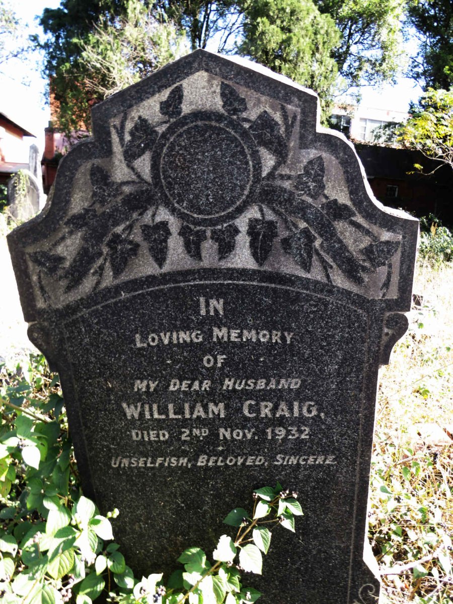 CRAIG William -1932