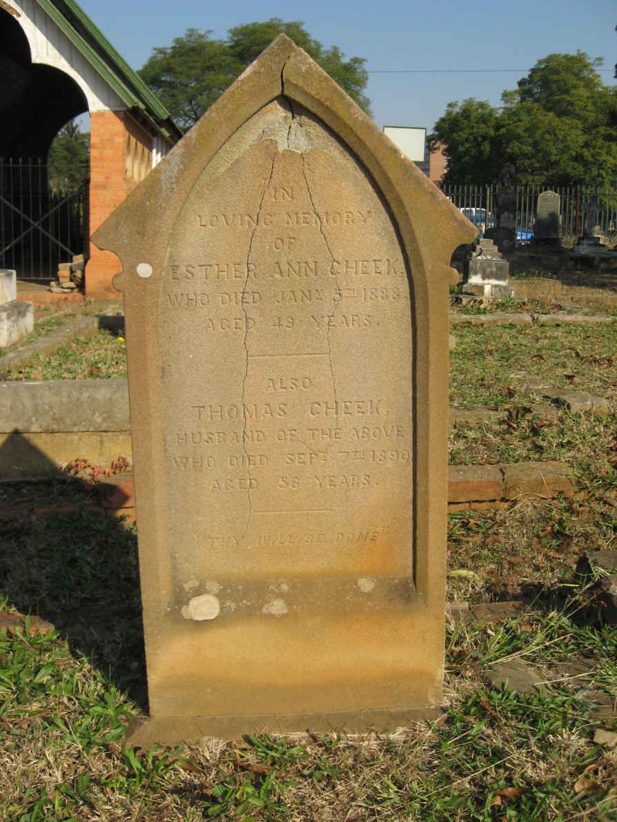 CHEEK Thomas -1890 &amp; Esther Ann 1888