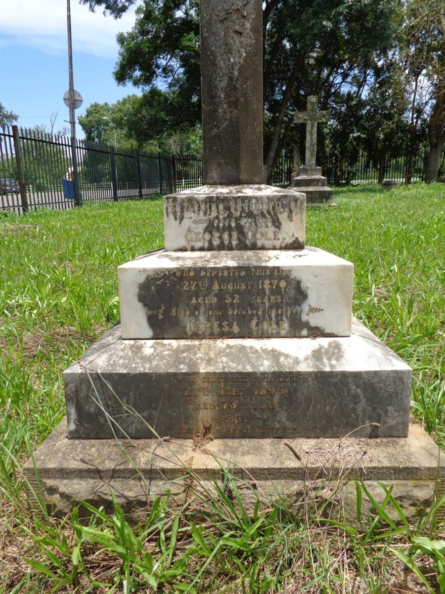COLE George -1870 &amp; Teresa -1899