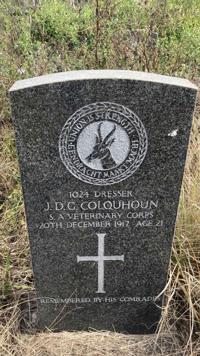 COLQUHOUN J.D.G. -1917