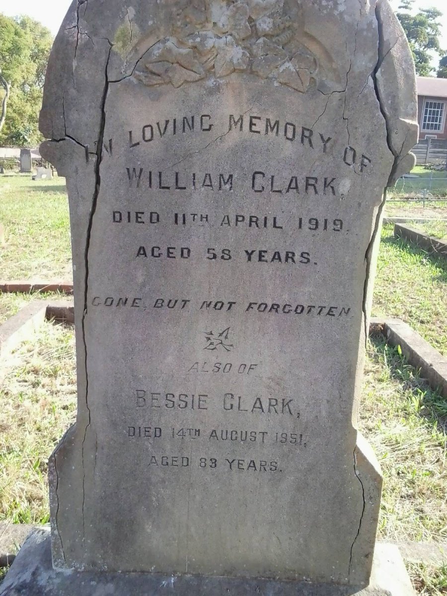 CLARK William -1919 &amp; Bessie -1951