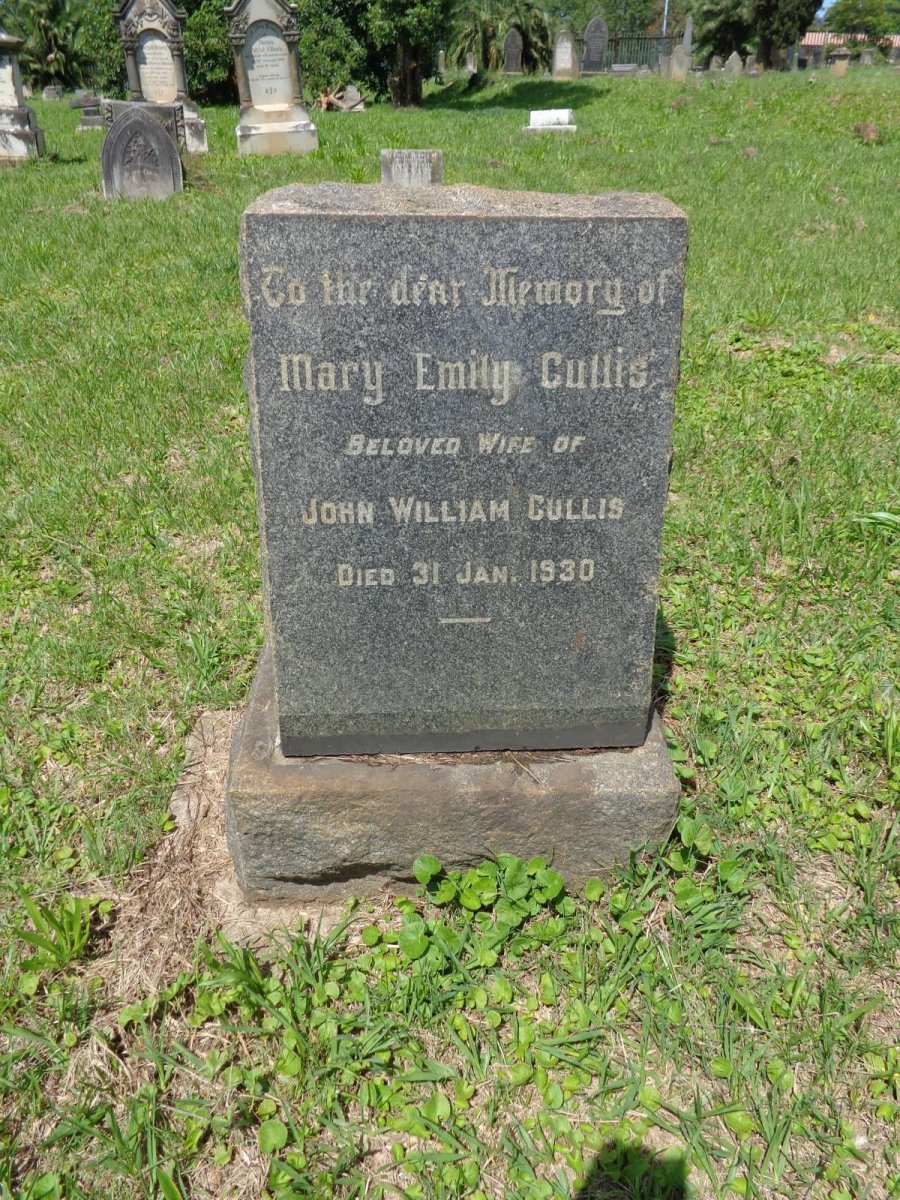 CULLIS Mary Emily -1930