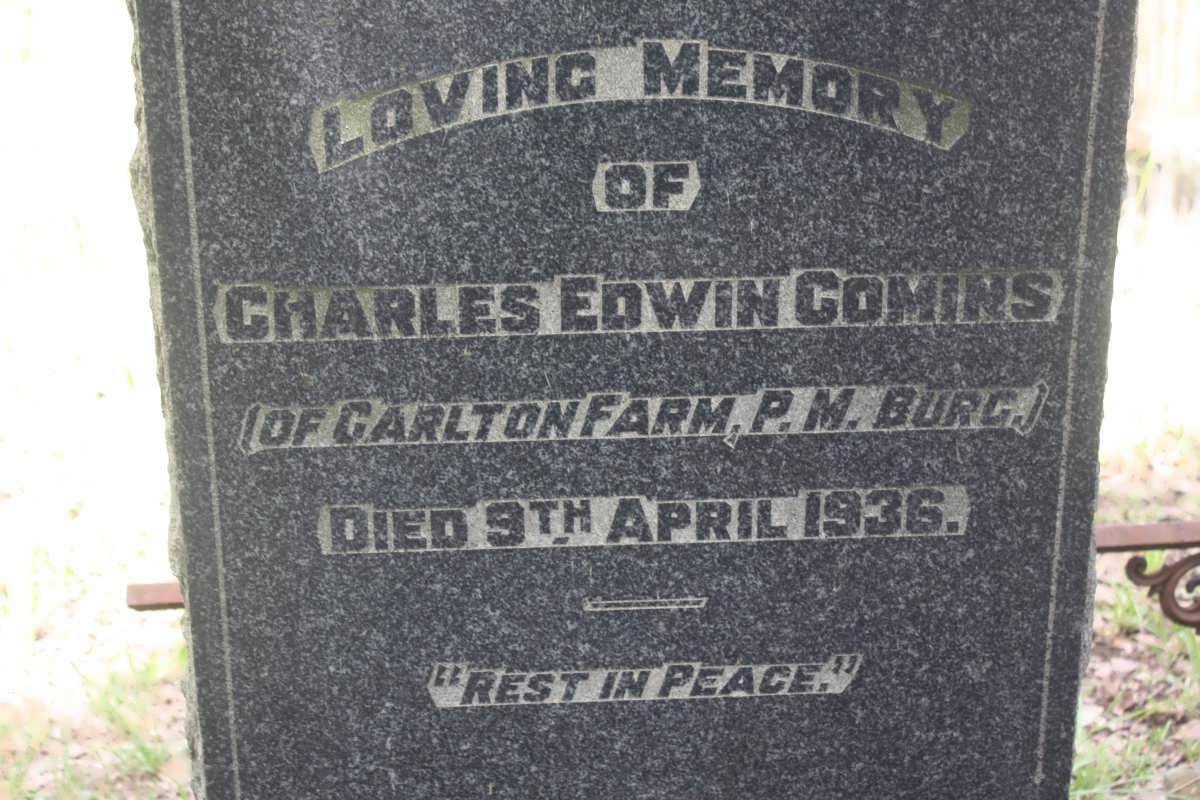 COMINS Charles Edwin -1936