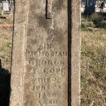 COPE George A.  -1866