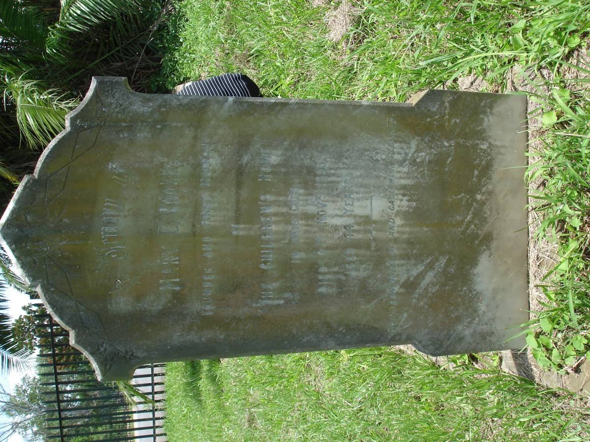 COOKE Mary E. -1895