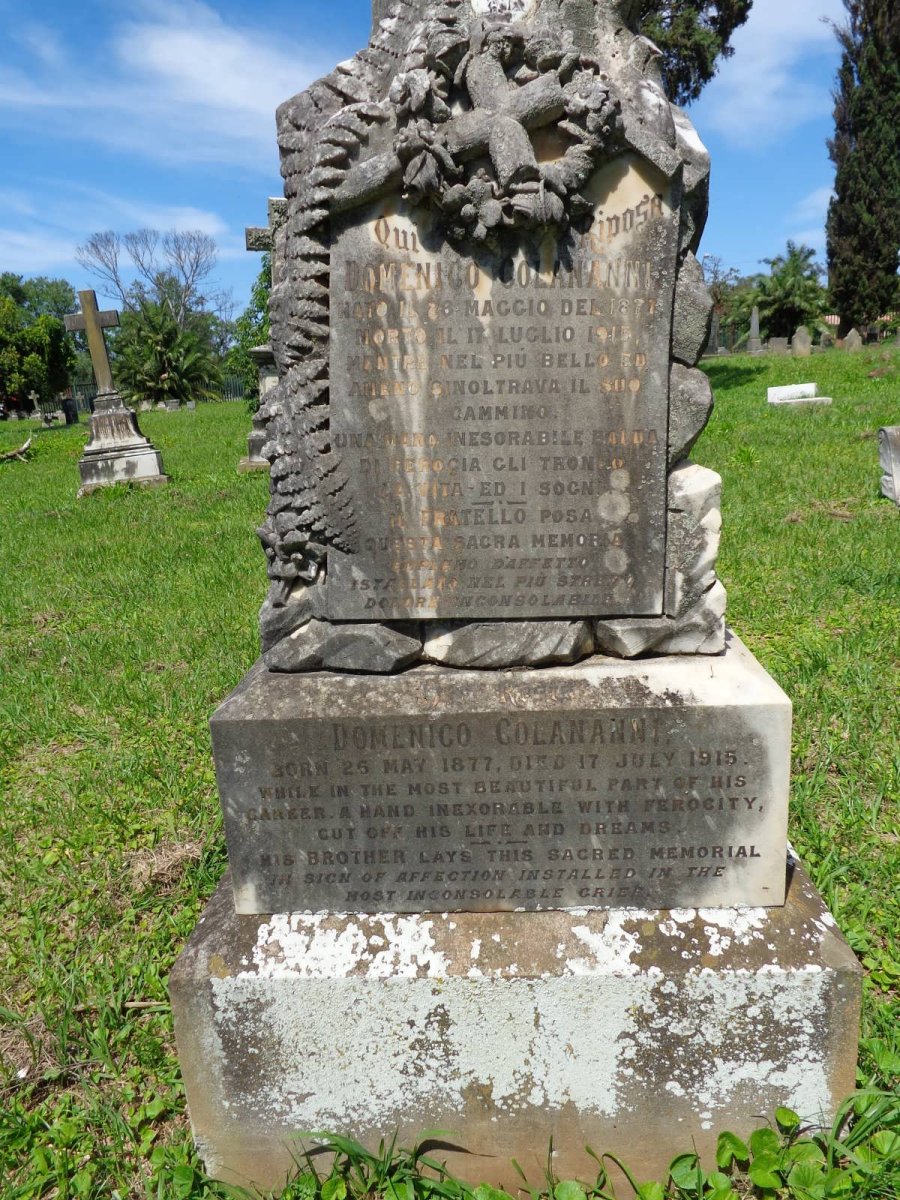 COLANANNI Domenico 1877-1915