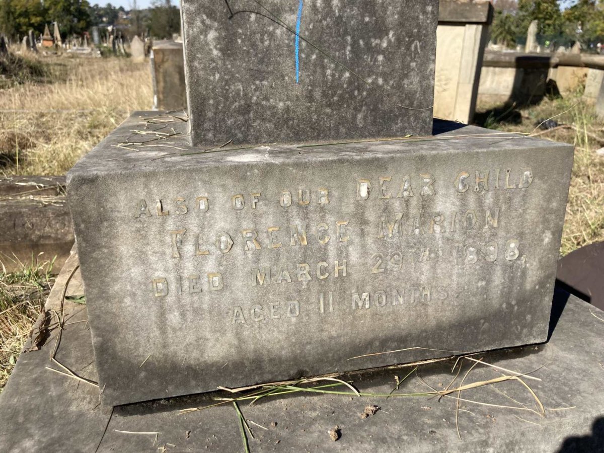 CALDWELL Florence Marion -1898