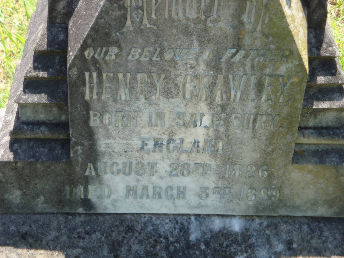 CRAWLEY Henry 1826-1899