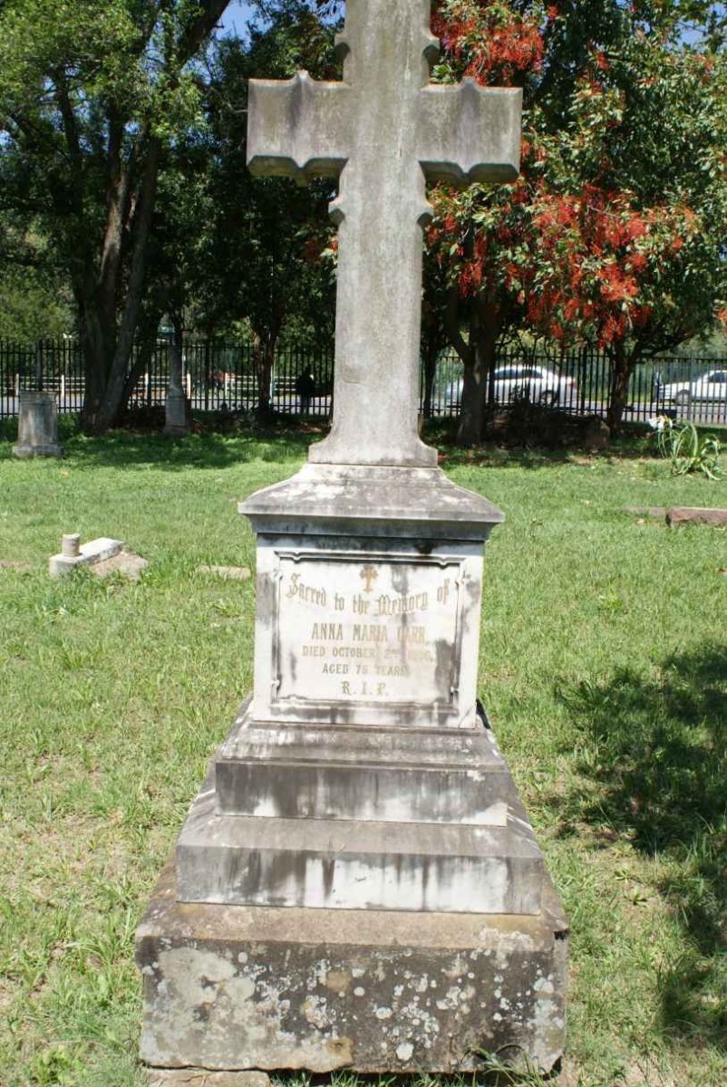 CARR Anna Maria -1896