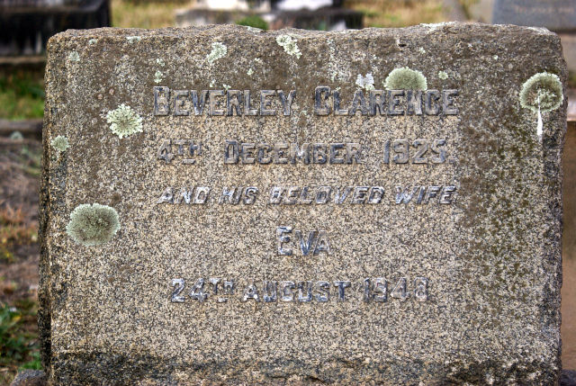CLARENCE Beverley -1925 &amp; Eva -1948
