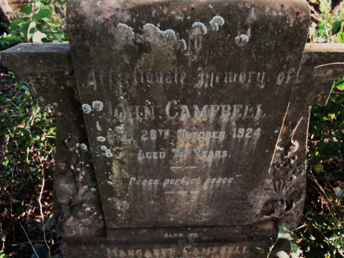 CAMPBELL John -1924 & Margaret -1931 _1
