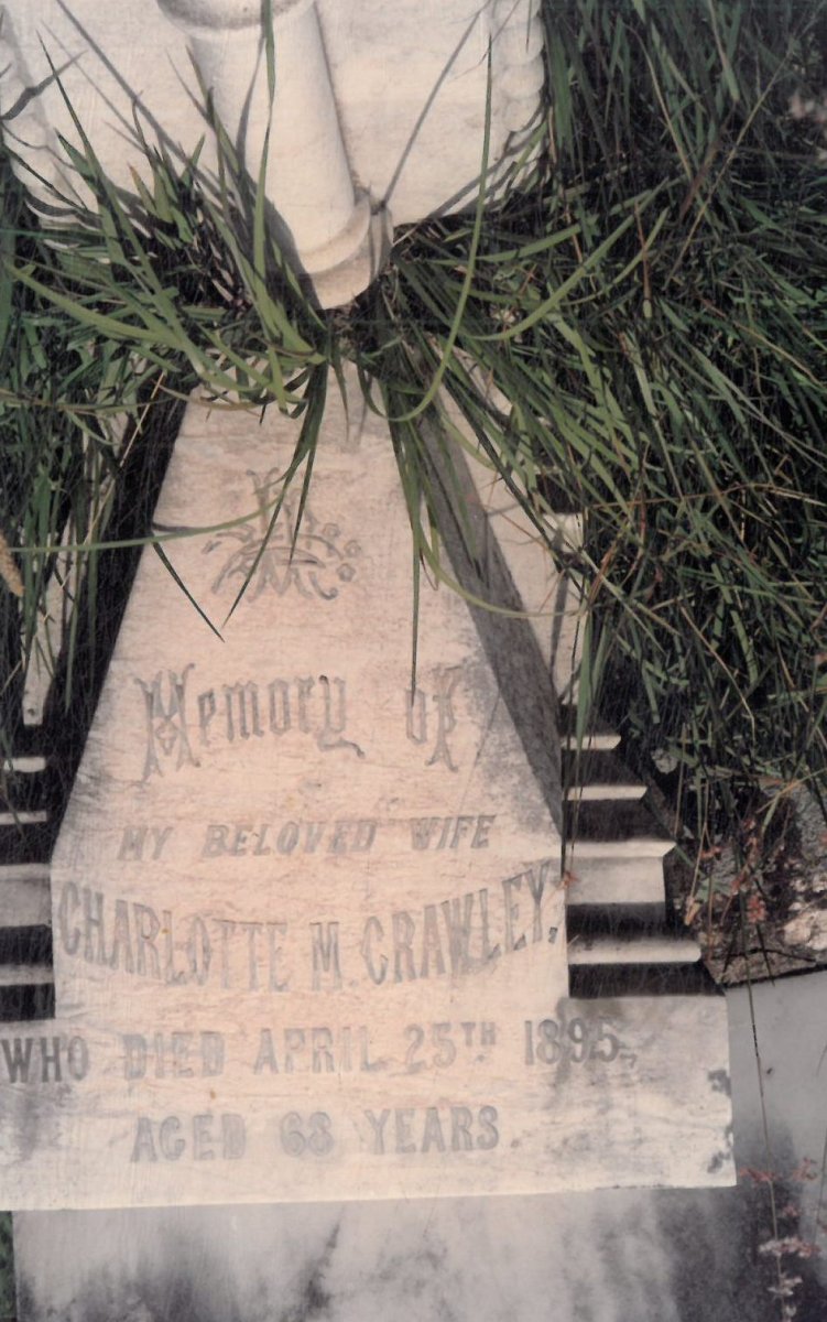 CRAWLEY Charlotte M. -1895