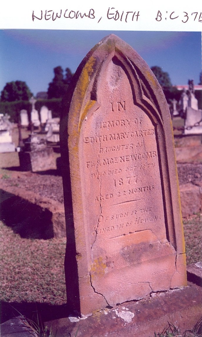 CARTER Edith Mary nee NEWCOMB -1877