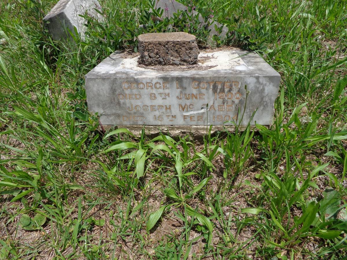 COTTER George L. -1900 :: Mc CABE Joseph -1904