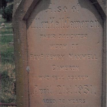 CAMERON Ellen Hall -1931
