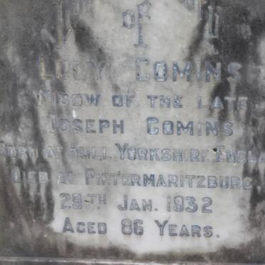 COMINS Joseph 1830-1897 & Lucy -1932 _3