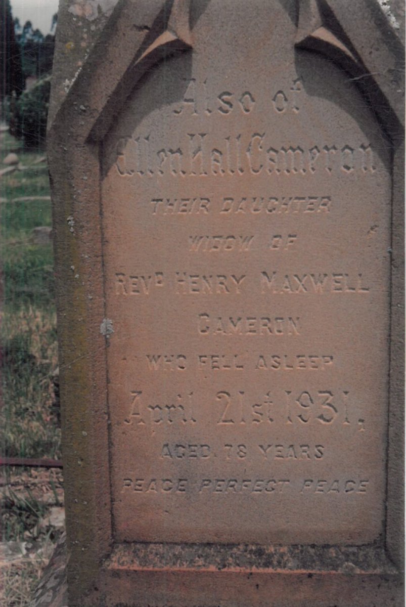 CAMERON Ellen Hall -1931