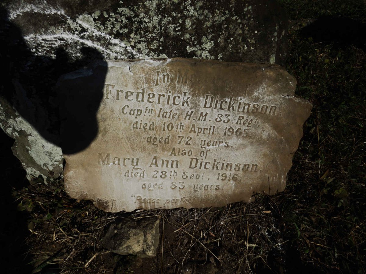 DICKINSON Frederick -1905 & Mary Ann -1916