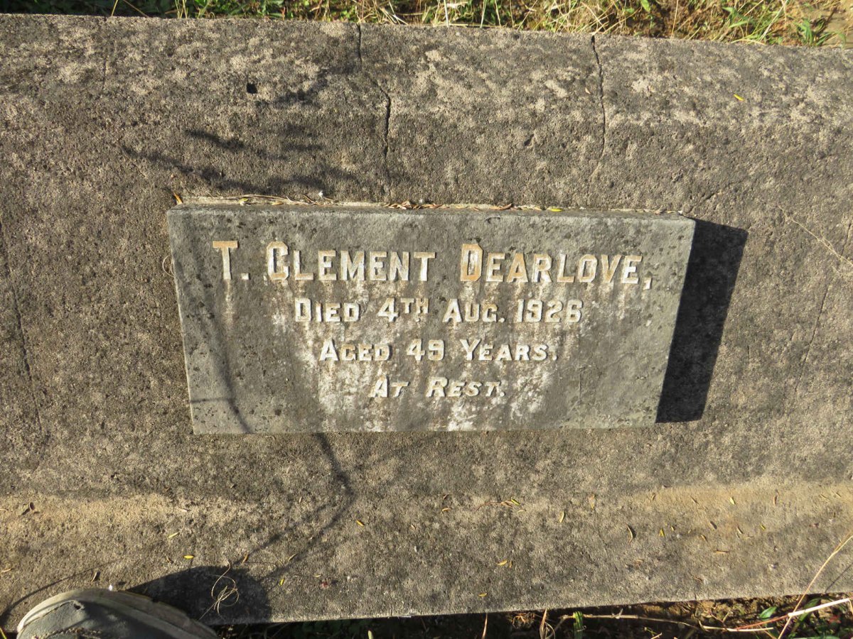 DEARLOVE Theophilus Clement -1926