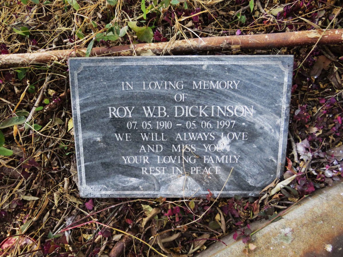 DICKINSON Roy W.B. 1910-1997