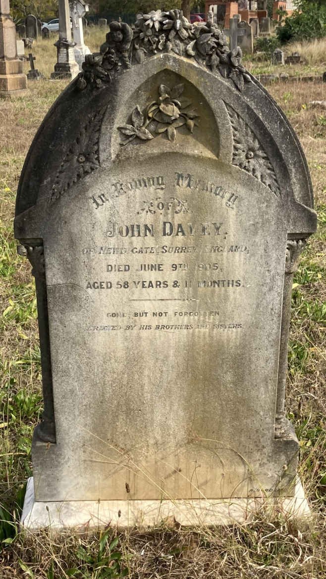 DAVEY John -1905