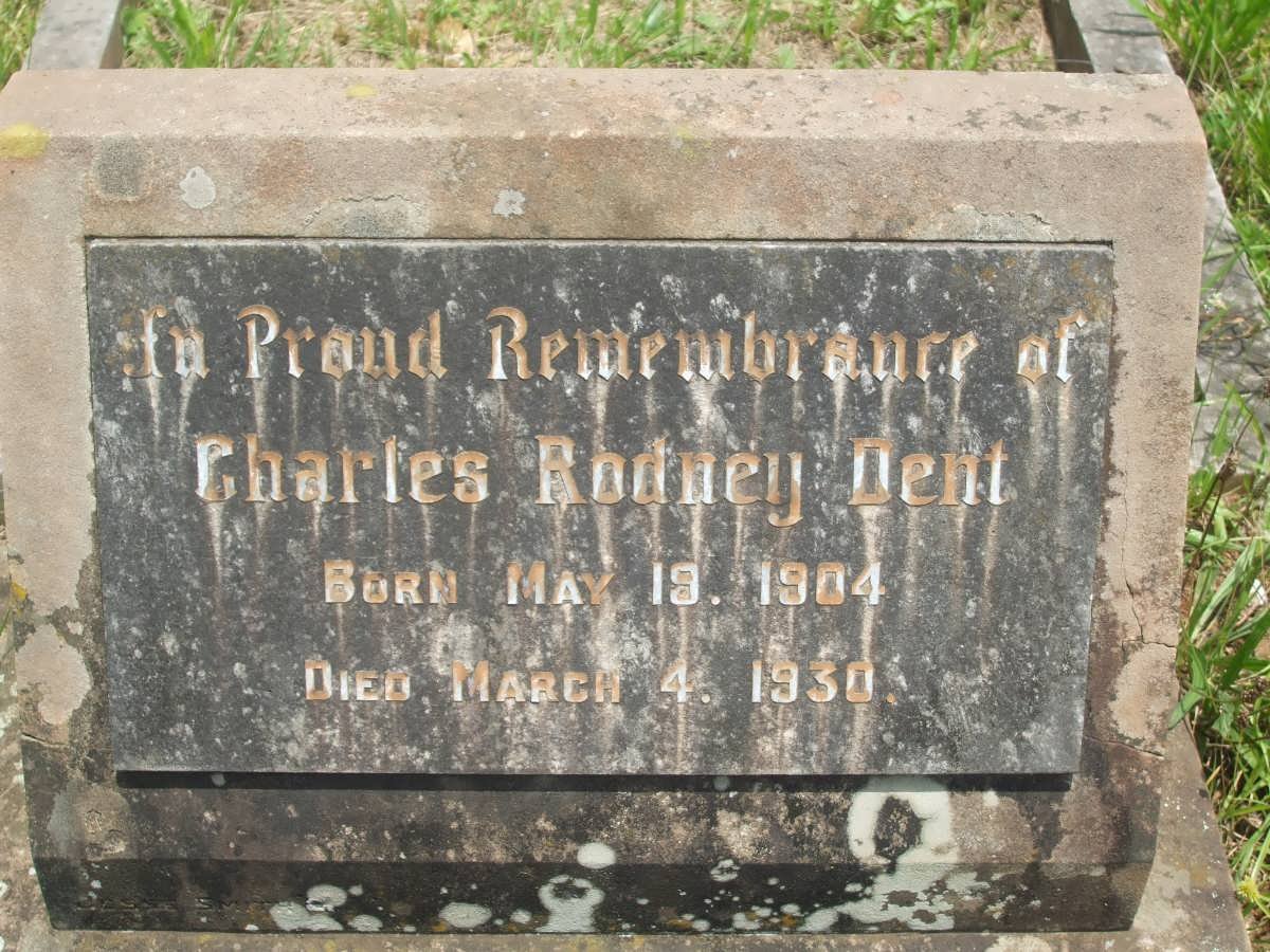 DENT Charles Rodney 1904-1930