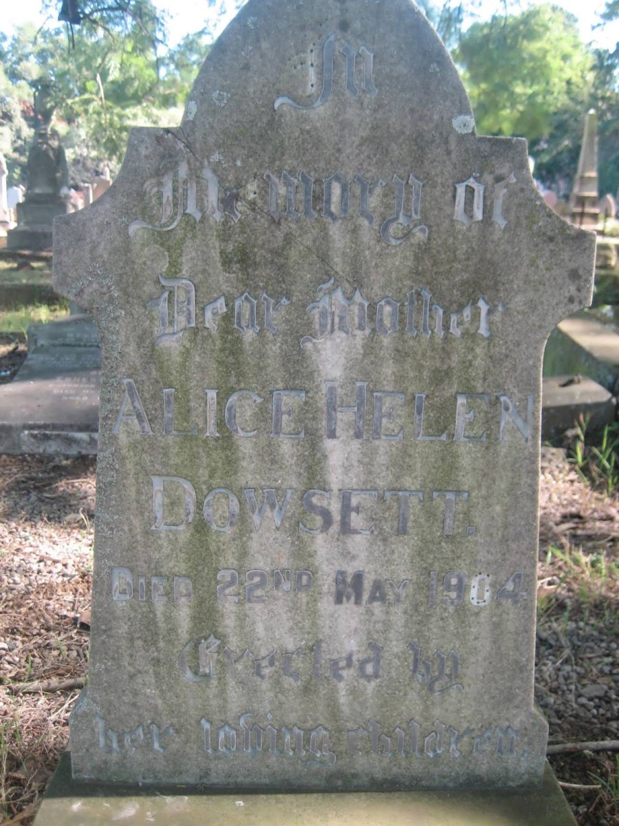 DOWSETT Alice Helen -1904