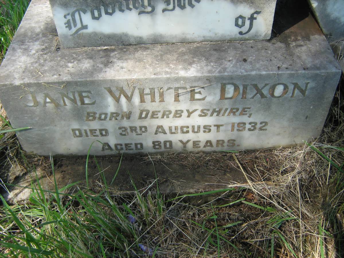 DIXON Jane White -1932