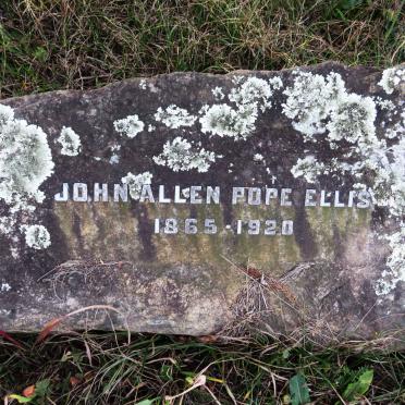 ELLIS John Allen Pope 1865-1920