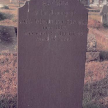 EDWARDS John Wheatland 1817-1893