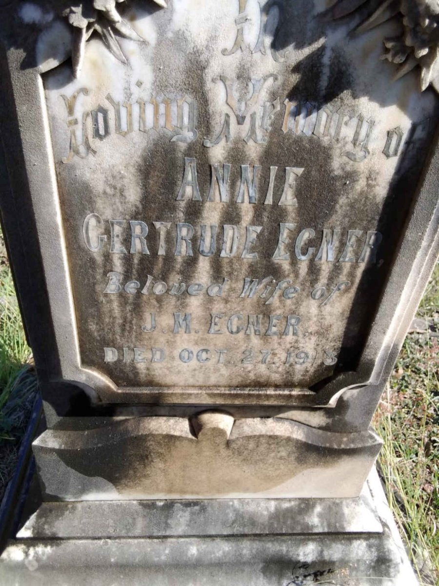 EGNER Annie Gertrude -1913