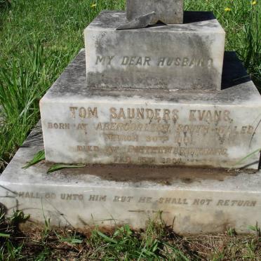 EVANS Tom Saunders 1881-1906