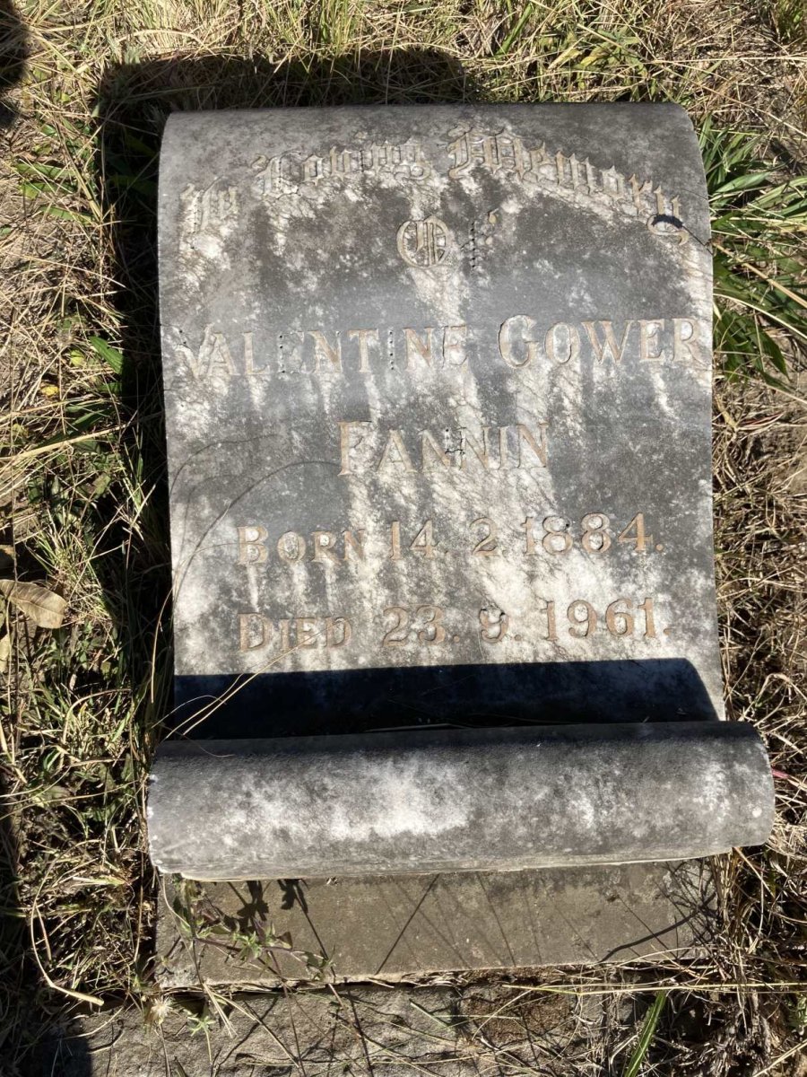FANNIN Valentine Gower 1884-1961 :: GOWER Samuel 1798-1876 :: FANNIN Etherea Goldwire -1931 _2