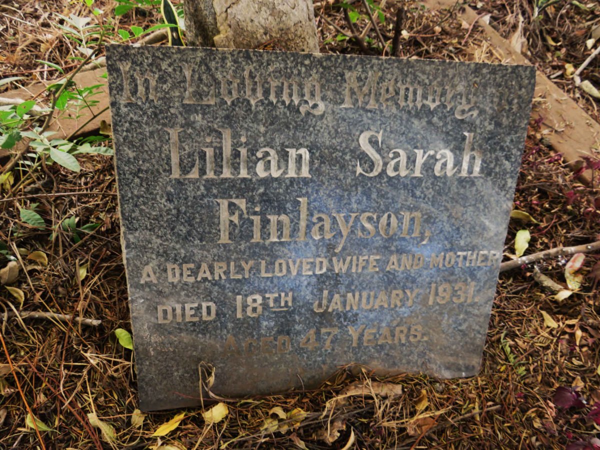 FINLAYSON Lilian Sarah -1931