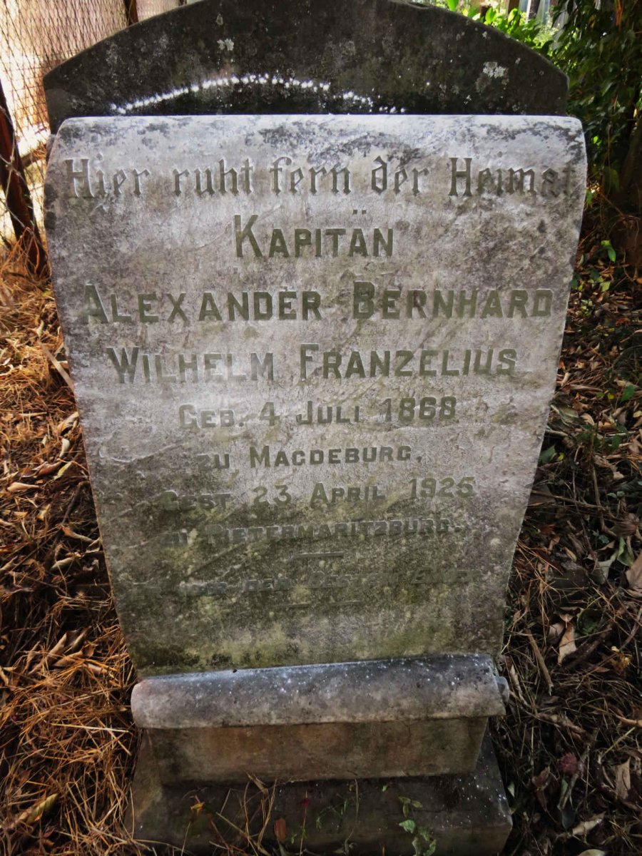 FRANZELIUS Alexander Bernhard Wilhelm 1868-1925