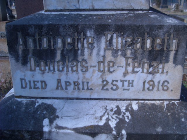 FENZI Antoinette Elizabeth, DOUGLAS-DE -1916