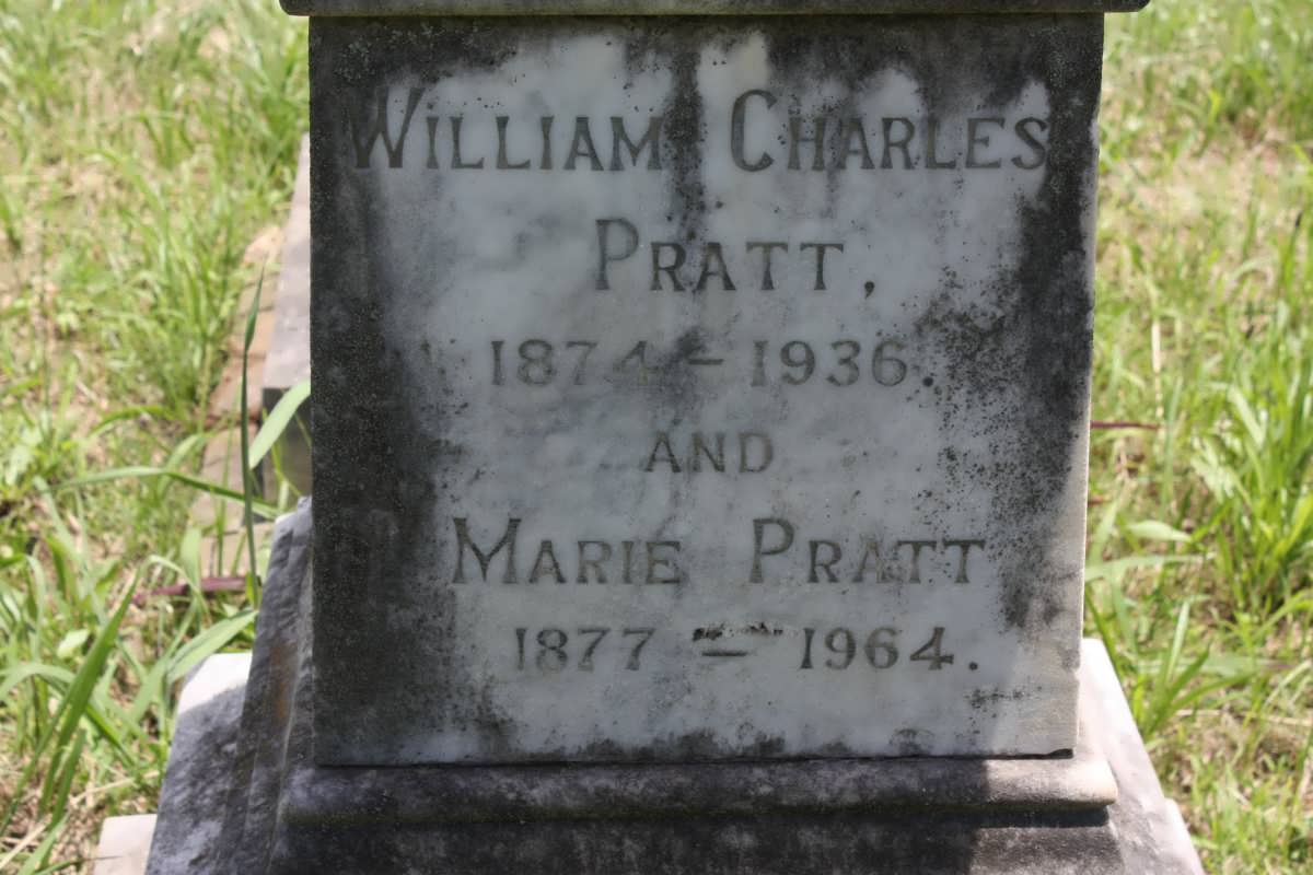 PRATT William Charles 1874-1936 &amp; Marie 1877-1964