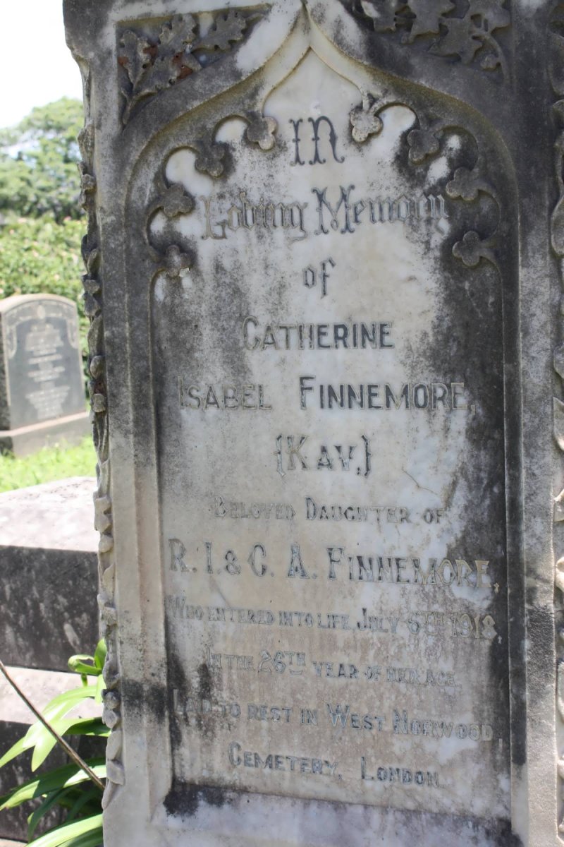 FINNEMORE Catherine Isabel -1918
