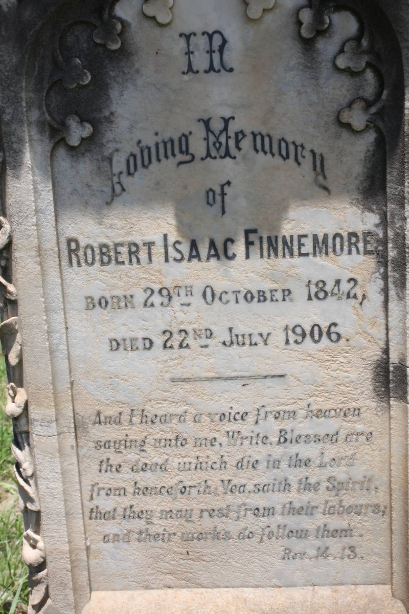 FINNEMORE Robert Isaac 1842-1906