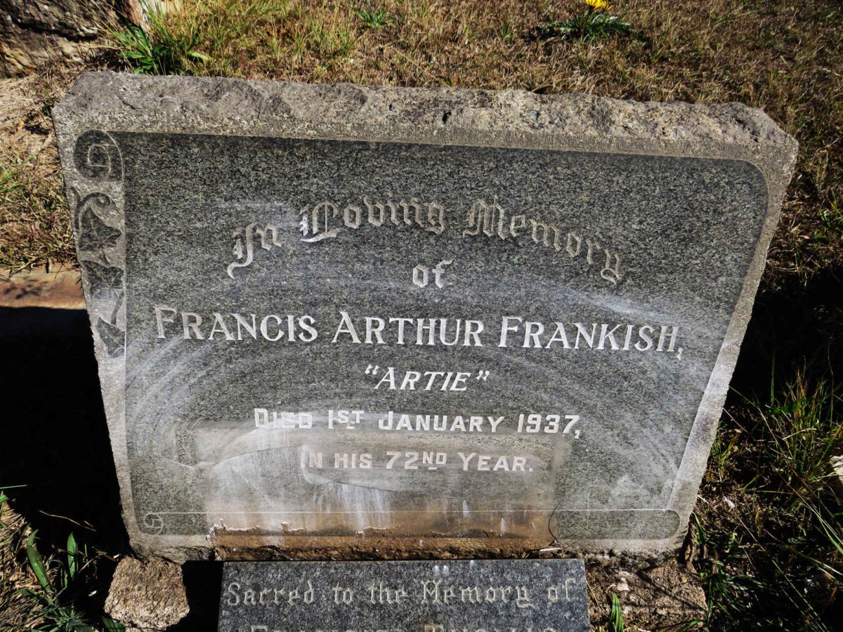 FRANKLIN Francis Thomas 1871-1940 :: FRANKISH Francis Arthur -1937 _1