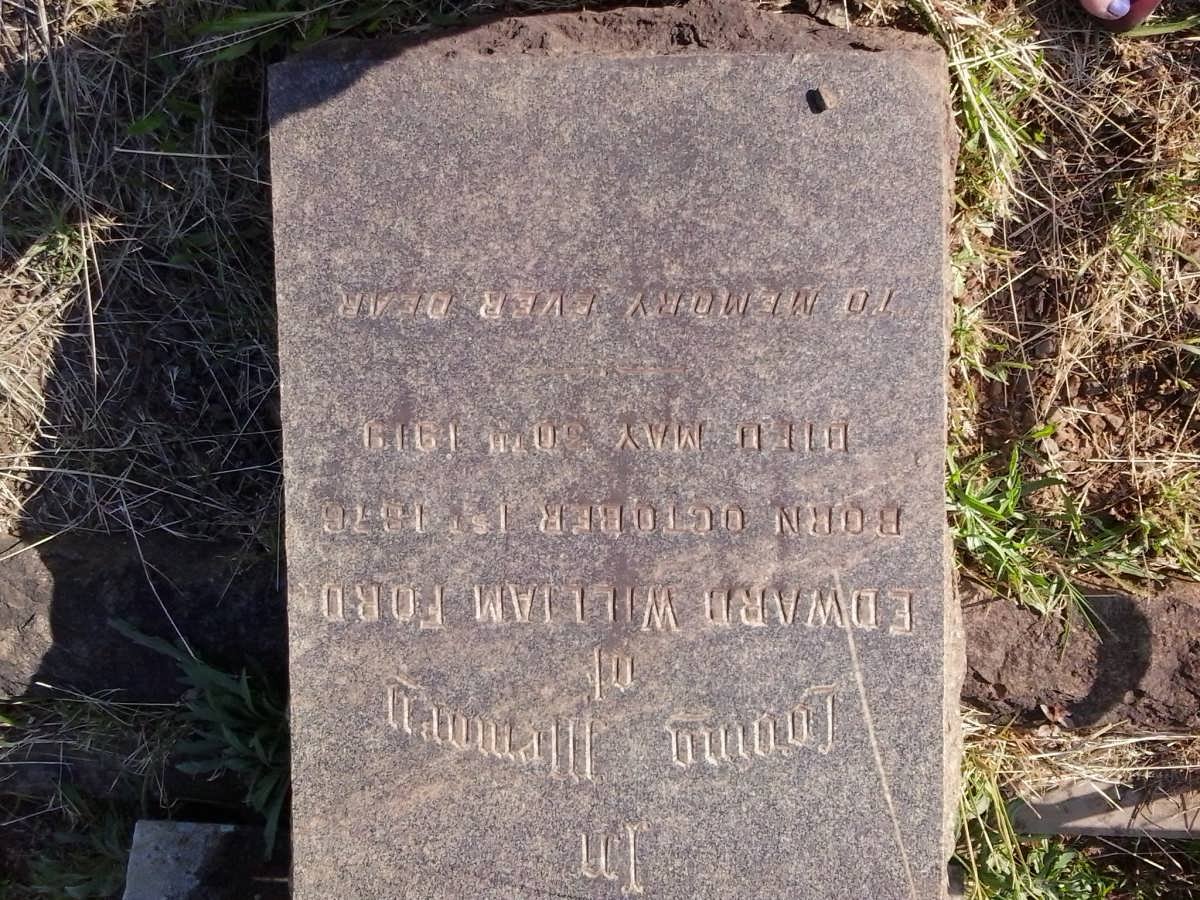 FORD Edward William 1876-1919
