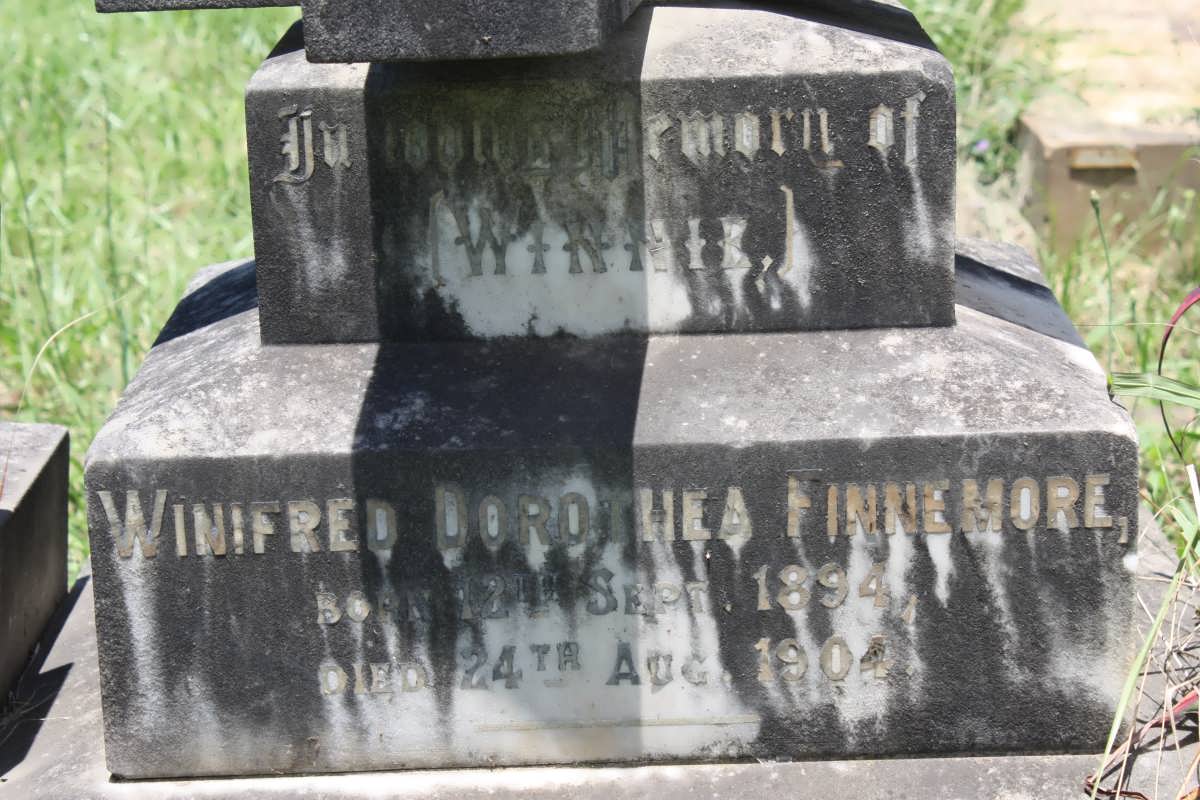 FINNEMORE Winifred Dorothea 1894-1904