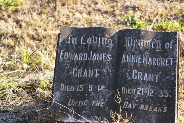 GRANT Edward James -1918 &amp; Annie Margret -1935