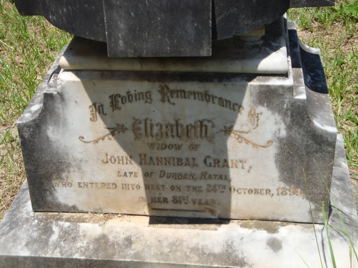 GRANT Elizabeth -1899