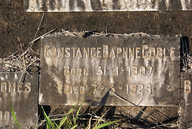 GOBLE Constance Daphne 1907-1929