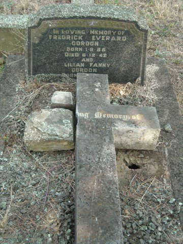 GORDON Frederick Everard 18??-1942 &amp; Lilian Fanny