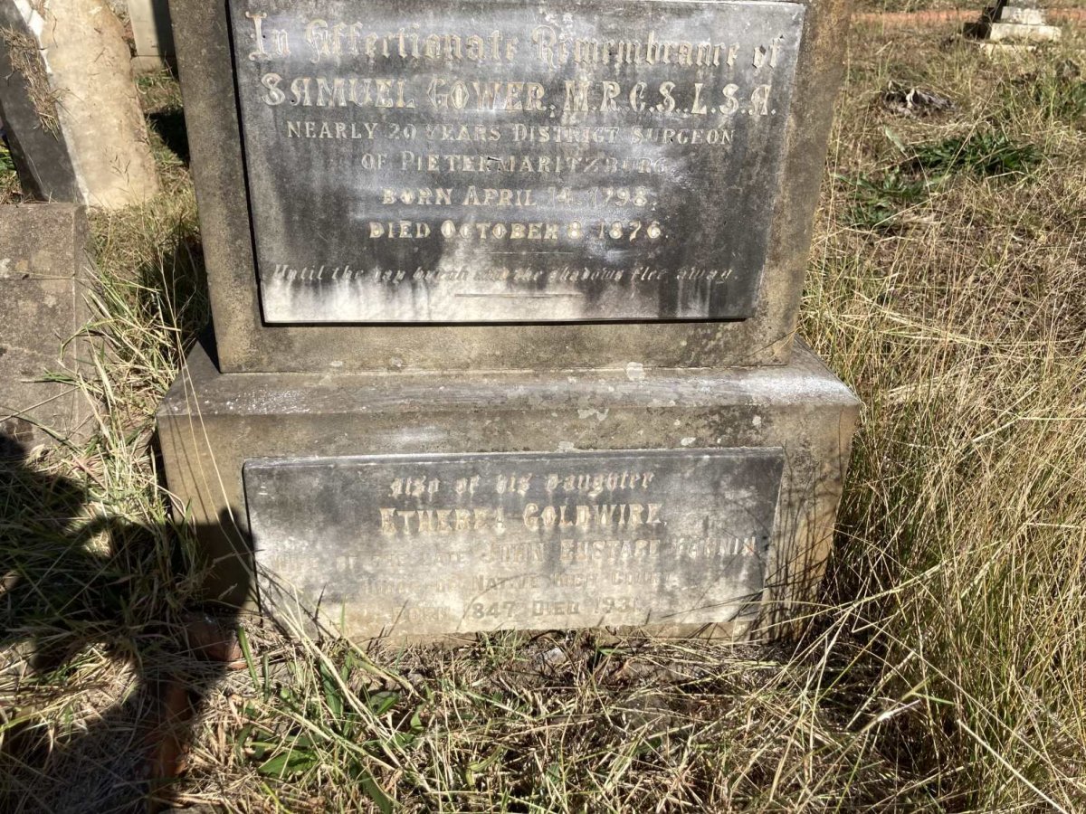 GOWER Samuel 1798-1876 :: FANNIN Etherea Goldwire 1847-1931 _2