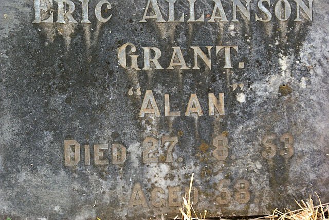 GRANT Eric Allanson - 1953