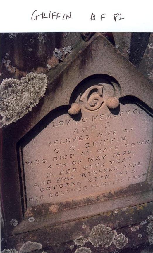 GRIFFIN Annie -1878